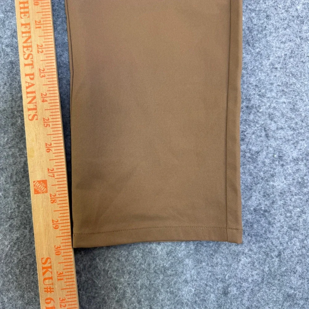 Vuori Meta Pant Mens 34 Tobacco Brown Performance Chino V427 Slim Straight